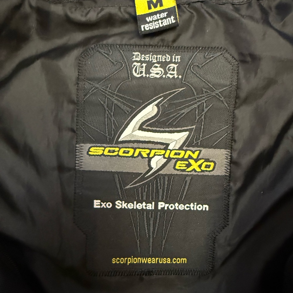 Scorpion Men's Exo Skeleton Black and Red Jacket - Picture 3 of 6